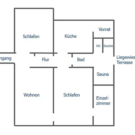 شقة Haus Sonnentau *