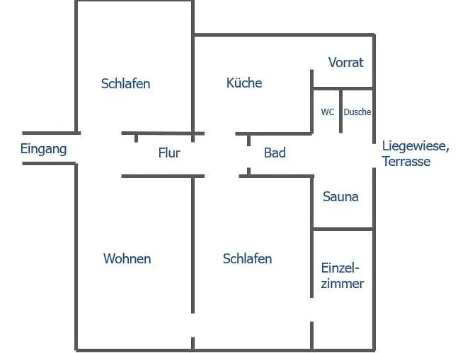 公寓 Haus Sonnentau *